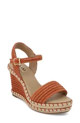 ミアリミテッドエディション レディース シューズ ヒール プラットフォーム MIA Limitedition Milazzo Platform Wedge Rust Raffia ラストのサムネイル