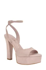 ゲス レディース シューズ ヒール プラットフォーム サンダル アンクル GUESS Hitten Ankle Straplatform Sandalight Pink ピンクのサムネイル