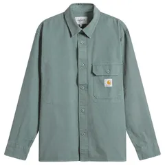 カーハート メンズ アウター ジャケット・ブルゾン シャツ Carhartt WIP Reno Shirt Jacket Velvet Green グリーンのサムネイル