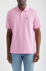 トッミーバハマ メンズ トップス ポロシャツ Tommy Bahama Emfielder Icon Solid IslandZone Polo Very Berry Heather ヘザーのサムネイル