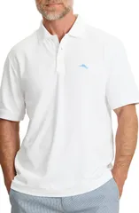 トッミーバハマ メンズ トップス ポロシャツ Tommy Bahama Emfielder Icon Solid IslandZone Polo Bright White ホワイトのサムネイル
