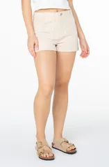 ロキシー レディース ボトムス ハーフパンツ・ショーツ コーデュロイ ショートパンツ Roxy Throwback Corduroy Shorts Parchmentのサムネイル