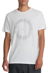 ルーカ メンズ トップス Tシャツ グラフィック RVCA Bryce Lei Graphic TShirt Antique White ホワイトのサムネイル