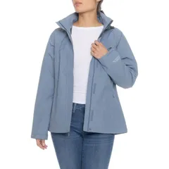 エディー バウアー レディース アウター ジャケット・ブルゾン Eddie Bauer Packable Rainfoil Jacket Waterproof Blue Haze ブルーのサムネイル