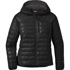 アウトドアリサーチ レディース アウター ジャケット・ブルゾン ダウン パーカー Outdoor Research Helium Down Hoodie Womens Solid Black ブラックのサムネイル