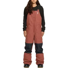 ボルコム メンズ ボトムス カジュアルパンツ Volcom Barkley Insulated Bibs Kids Hennaのサムネイル