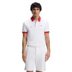 ヒューゴボス レディース トップス Tシャツ ポロシャツ Mens Hugo Boss Whitengland Lux Paddy Polo Soc White ホワイトのサムネイル