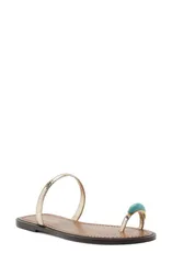 アレッツォ レディース シューズ サンダル Arezzo Sophie Slide Sandal Platinoのサムネイル