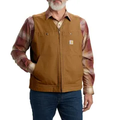 カーハート メンズ アウター ジャケット・ブルゾン リラックスフィット ベスト Carhartt 106783 Montana Duck Vest Relaxed Fit Carhartt Brownのサムネイル