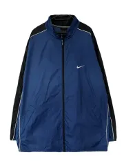 XL NIKE ナイキ 90s オールドスクール パイピング オーバーサイズ ウインドブレーカー ジャケットのサムネイル