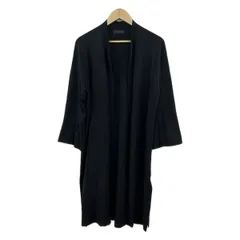 YOSHIE INABA(ヨシエイナバ) カーディガン レディース美品  - 黒 長袖/ロング丈のサムネイル