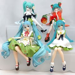 [중고]하츠네 미쿠 VOCALOID ぬどる 스토퍼 피겨 Flower Fairy 4종 세트