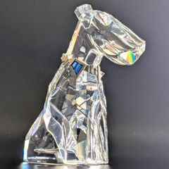 廃盤 スワロフスキー The Dog 犬 クリスタル フィギュリン オブジェ