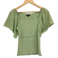 TOCCA(トッカ) 半袖カットソー サイズF レディース新品同様  - ライトグリーン ラメのサムネイル