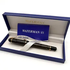 【未使用】WATERMAN PARIS ウォーターマン パリ 万年筆 F グレーマーブル 箱付のサムネイル