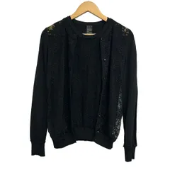 SOV.(ソブ ダブルスタンダード) アンサンブル サイズF レディース美品  - 黒 レース/メッシュ/フラワー(花)のサムネイル