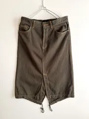 11ss Tricot COMME des GARCON トリココムデギャルソン  Garment Dyeing Denim Skirt 後染め デニム スカートのサムネイル