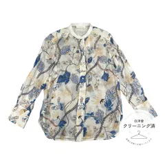 【ｸﾘｰﾆﾝｸﾞ済】Chloe/クロエ ボタニカル 白柄 ブラウスのサムネイル