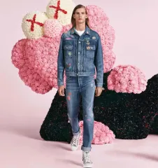 (32) Dior homme x KAWS ボロデニムのサムネイル