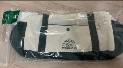 韓国 スタバ ラコステ LACOSTE コラボ バッグ アイボリー - メルカリ