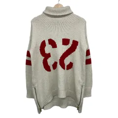 Zadig&Voltaire(ザディグエヴォルテール) 長袖セーター サイズXS レディース - アイボリー×レッド タートルネックのサムネイル