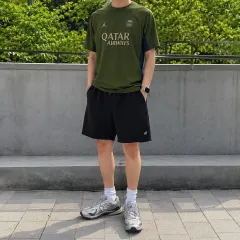 100 NIKE ナイキ ジョーダン x パリ サンジェルマン 23/24 ドライフィット ストライク 4th サッカー ニット トップス カーキのサムネイル