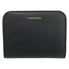 TIFFANY&Co.(ティファニー) コインケース美品  - 黒 ラウンドファスナー レザーのサムネイル