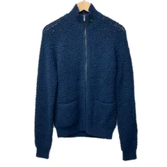 lardini(ラルディーニ) ブルゾン サイズM メンズ美品  - ネイビー 長袖/ジップアップ/春/秋のサムネイル