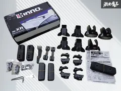 カーメイト CARMATE INNO IN-XR ベーシックステー + TR115 取り付けフック ルーフキャリア取り付け部品 カギ付き BP5 レガシィ 部品取りのサムネイル