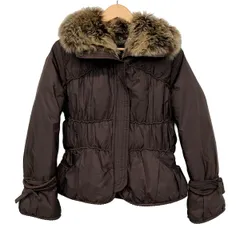 ERMANNO SCERVINO(エルマノシェルビーノ) ダウンジャケット サイズ44 L レディース美品  - ダークブラウン 長袖/ジップアップ/秋/冬のサムネイル