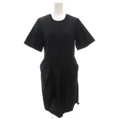3.1 フィリップリム 3.1 phillip lim 半袖ワンピース ひざ丈 バックカットデザイン 切替 2 紺 ネイビー /GV ■GY19のサムネイル