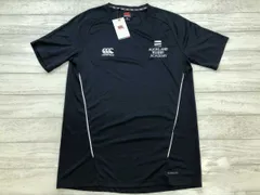 新品 canterbury カンタベリー VAPODRI オークランド・ラグビー・アカデミー 半袖 Tシャツ カットソー 紺 M メンズ ポリエステル100%のサムネイル