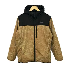 OAKLEY(オークリー) ブルゾン サイズL メンズ美品  - ダークイエロー×ライトグリーン×マルチ 長袖/中綿/冬のサムネイル