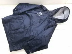 アディダス adidas レトロ スポーツ ストリート ビッグ トレフォイル ベンチコート パーカー ジャケット メンズ 裏ボア 日本製 M 紺のサムネイル