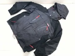 フィラ FILA BIELLA ITALIA ユーロ スポーツ アウトドア 柄切替 比翼ジップ ダウンジャケット パーカー メンズ ダウン70% フェザー30% L 黒のサムネイル