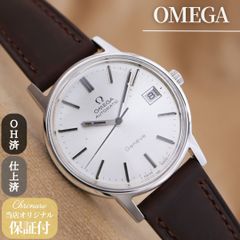 オメガ ジュネーブ デイト 166.0163 OMEGA Geneve Cal.1012 メンズ 自動巻き 35mm 1974年 OH済 仕上済 【6ヶ月保証】 CH680のサムネイル