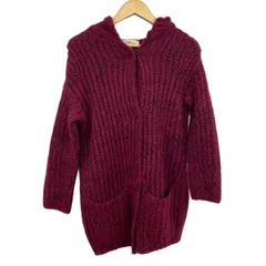 ISABEL MARANT ETOILE(イザベルマランエトワール) コート サイズ0 XS レディース美品  - レッド×黒 長袖/フード付き/ニットのサムネイル