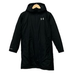 UNDER ARMOUR(アンダーアーマー) コート サイズYXL レディース - 黒 長袖/中綿/冬