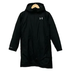 UNDER ARMOUR(アンダーアーマー) コート サイズYXL レディース - 黒 長袖/中綿/冬のサムネイル
