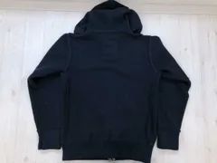 グッドウェア Good Wear 00s アメカジ サーフ アウトドア ボアフリース ジップアップ パーカー ジャケット カットオフワッペン メンズ L 紺のサムネイル