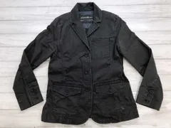 エディーバウアー Eddie Bauer アメカジ ワーク アウトドア ウォッシュ加工 テーラード ジャケット レディース P6 チャコールグレーのサムネイル