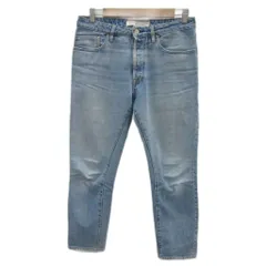 ゴールデングース GOLDEN GOOSE DELUXE BRAND デニムパンツ ジーンズ テーパードパンツ 27 ライトブルー ボタンフライ ウォッシュ加工 アンクル丈 /YS39 ■GY61のサムネイル