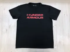 UNDER ARMOUR アンダーアーマー ビッグサイズ無地 半袖 Tシャツ カットソー 黒 XL メンズ ポリエステル100%のサムネイル