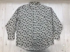 SIMPLE LIFE シンプルライフ ペイズリー総柄　柄シャツ 長袖 シャツ ベージュ L メンズ 素材不明のサムネイル