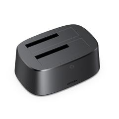 UGREEN HDD 케이스 2.5/3.5 인치 HDD SSD용 스탠드 SATA to USB 3.0 하드 디스크 케이스 외장 도킹 스테이션 클론 기능 32TB까지 대응 UASP 대응 TRIM 기능 탑재 12V 전원 c73fae73