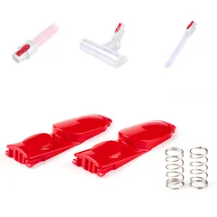 ★新品★クリーナーヘッドクリップラッチタブボタン交換用ダイソンV7 V8 V10 V11 V15掃除機電気駆動部品、スプリング付きクリーナーヘッドスイッチボタン d68f3510のサムネイル
