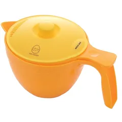 MIクリエーションズ たまご 調理器 日本製 温泉卵 オムレツ マッシャー 白身と黄身の分離 ピヨコちゃん KB-600 オレンジ 容量:ボウル/約650ml、オムレツメーカー/約60ml×2 0のサムネイル