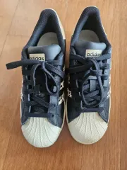 (実際に着用2回) adidas アディダス SuperStar レオパード ブラック 230のサムネイル