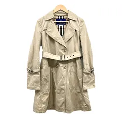 Burberry Blue Label(バーバリーブルーレーベル) コート サイズ40 M レディース - ベージュ 長袖/春/秋のサムネイル