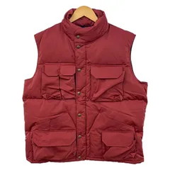 AIGLE(エーグル) ダウンベスト サイズXL メンズ美品  - ボルドー 冬のサムネイル
